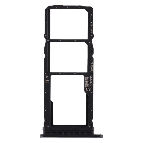 SIM Card Tray + SIM Card Tray + Micro SD Card Tray for Huawei Honor Play 3 (Black)