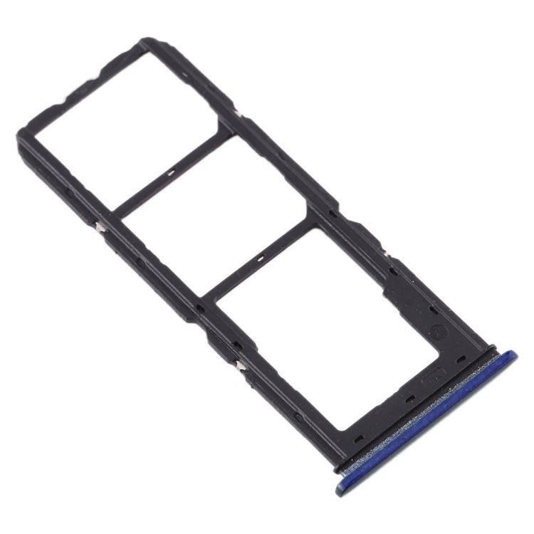 For Vivo U3x / U10 SIM Card Tray + SIM Card Tray + Micro SD Card Tray (Blue) - Card Socket by PMc TechLife | Online Shopping South Africa | PMc TechLife | Buy Now Pay Later Mobicred