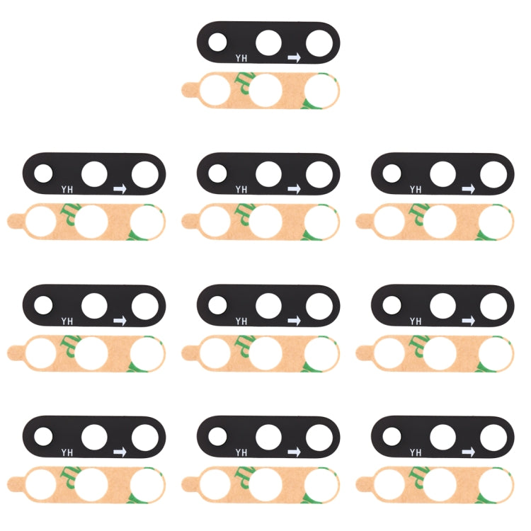 10 PCS Back Camera Lens for Xiaomi Mi CC9e / A3 - Camera by PMC TechLife | Online Shopping South Africa | PMC TechLife