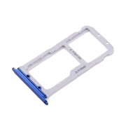 For Huawei Honor 9 SIM Card Tray & SIM / Micro SD Card Tray(Blue)