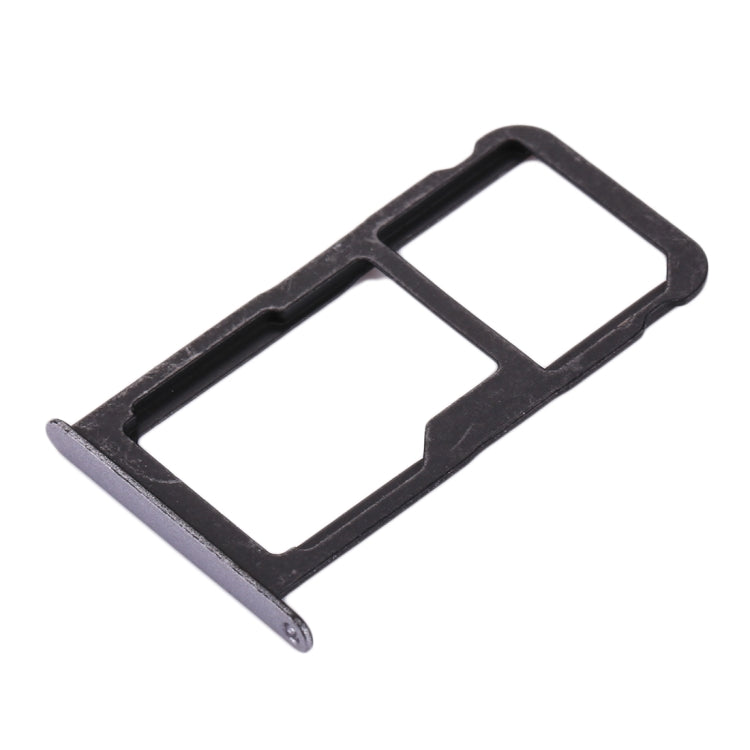 For Huawei P10 Lite SIM Card Tray & SIM / Micro SD Card Tray(Black) - Card Socket by PMc TechLife | Online Shopping South Africa | PMc TechLife | Buy Now Pay Later Mobicred