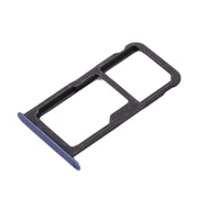 For Huawei P10 Lite SIM Card Tray & SIM / Micro SD Card Tray(Blue)