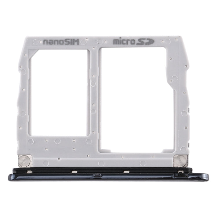 SIM Card Tray + Micro SD Card Tray for LG K40 / K12 Plus / X4 (2019) / X420EM / X420BMW / X420HM / X420 / X420N (Silver) - For LG by PMc TechLife | Online Shopping South Africa | PMc TechLife | Buy Now Pay Later Mobicred