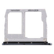 SIM Card Tray + Micro SD Card Tray for LG K40 / K12 Plus / X4 (2019) / X420EM / X420BMW / X420HM / X420 / X420N (Silver)