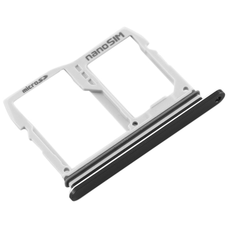 SIM Card Tray + Micro SD Card Tray for LG V40 ThinQ (Black) - For LG by PMc TechLife | Online Shopping South Africa | PMc TechLife | Buy Now Pay Later Mobicred