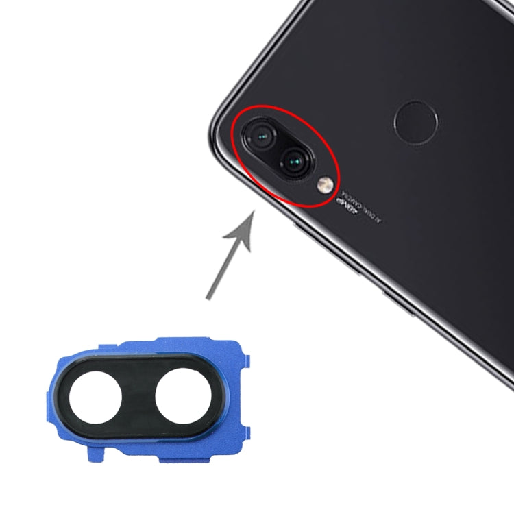 Back Camera Bezel for Xiaomi Redmi Note 7 Pro / Redmi Note 7 (Blue) - Camera by PMc TechLife | Online Shopping South Africa | PMc TechLife | Buy Now Pay Later Mobicred