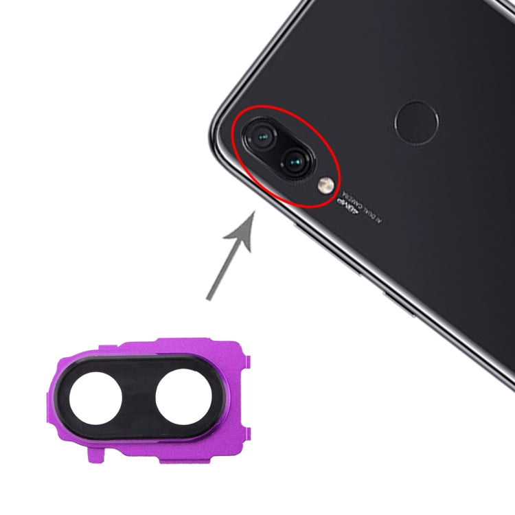 Back Camera Bezel for Xiaomi Redmi Note 7 Pro / Redmi Note 7 (Purple) - free shipping - PMC TechLife - Order now!