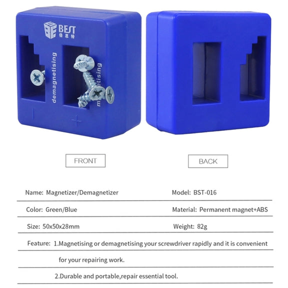 BEST BST-016 Magnetizer Demagnetizer Tool(Blue)