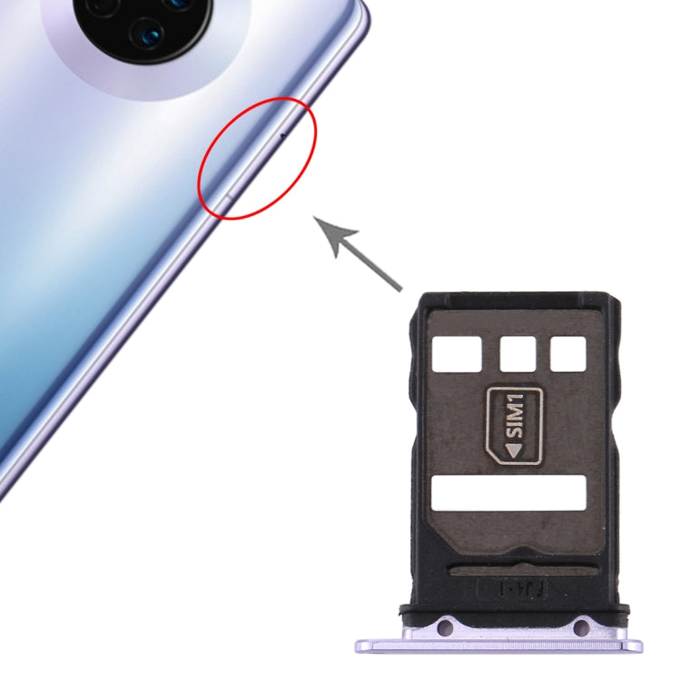 Original SIM Card Tray + NM Card Tray for Huawei Mate 30(Purple) - Card Socket by PMC TechLife | Online Shopping South Africa | PMC TechLife | Buy Now Pay Later Mobicred