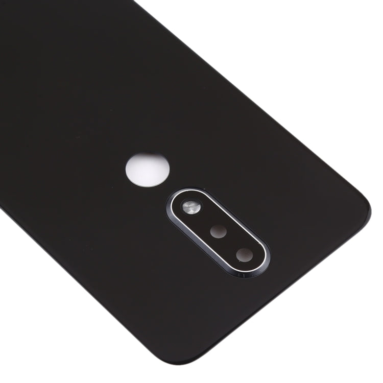 Battery Back Cover with Camera Lens for Nokia X6 (2018) / 6.1 Plus TA-1099 TA-1103(Black) - Back Cover by PMC TechLife | Online Shopping South Africa | PMC TechLife | Buy Now Pay Later Mobicred