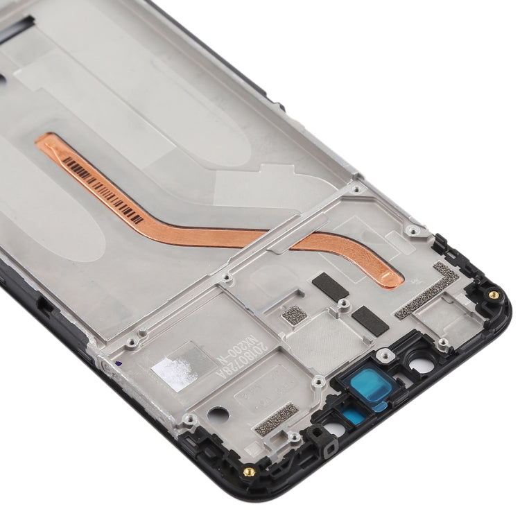 Middle Frame Bezel for Xiaomi Pocophone F1 (Black) - Frame Bezel Plate by PMC TechLife | Online Shopping South Africa | PMC TechLife | Buy Now Pay Later Mobicred