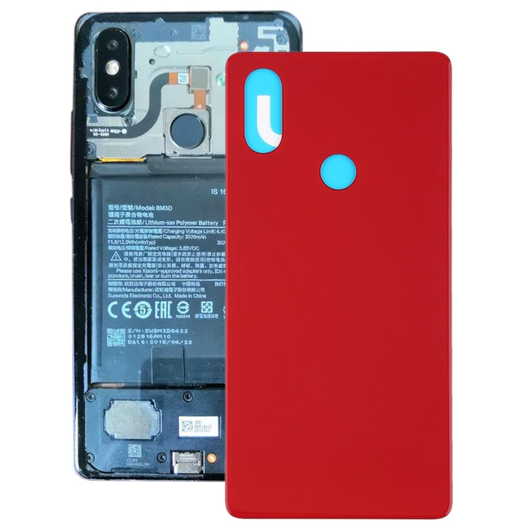Back Cover for Xiaomi Mi 8 SE(Red) - Back Cover by PMC TechLife | Online Shopping South Africa | PMC TechLife | Buy Now Pay Later Mobicred