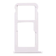 SIM Card Tray + SIM Card Tray / Micro SD Card Tray for Nokia 7.1 / TA-1100 TA-1096 TA-1095 TA-1085 TA-1097 (Silver)
