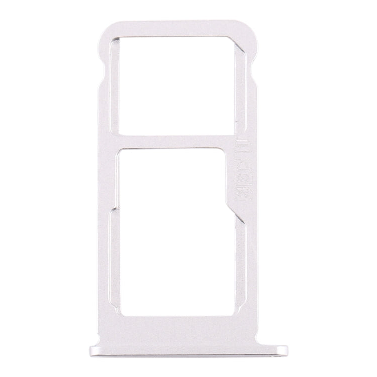 SIM Card Tray + SIM Card Tray / Micro SD Card Tray for Nokia 7.1 / TA-1100 TA-1096 TA-1095 TA-1085 TA-1097 (Silver)
