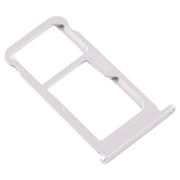 SIM Card Tray + SIM Card Tray / Micro SD Card Tray for Nokia 7.1 / TA-1100 TA-1096 TA-1095 TA-1085 TA-1097 (Silver)