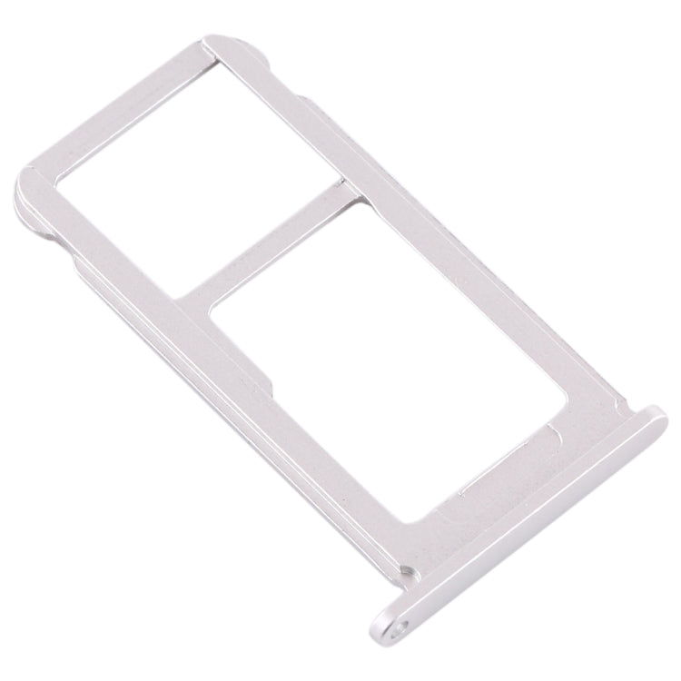 SIM Card Tray + SIM Card Tray / Micro SD Card Tray for Nokia 7.1 / TA-1100 TA-1096 TA-1095 TA-1085 TA-1097 (Silver)