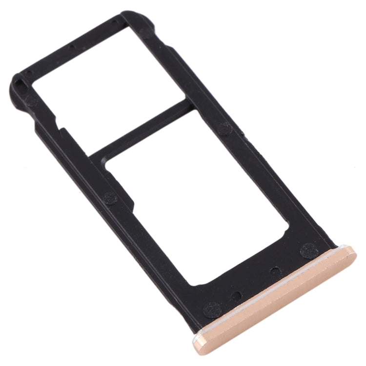 SIM Card Tray + SIM Card Tray / Micro SD Card Tray for Nokia 6.1 / 6 (2018) / TA-1043 TA-1045 TA-1050 TA-1054 TA-1068 (Gold) - Card Tray by PMC TechLife | Online Shopping South Africa | PMC TechLife