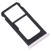 SIM Card Tray + SIM Card Tray / Micro SD Card Tray for Nokia 6.1 / 6 (2018) / TA-1043 TA-1045 TA-1050 TA-1054 TA-1068 (White)