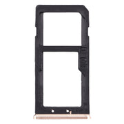 SIM Card Tray + SIM Card Tray / Micro SD Card Tray for Nokia 6 TA-1000 TA-1003 TA-1021 TA-1025 TA-1033 TA-1039 (Gold)