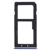 SIM Card Tray + SIM Card Tray / Micro SD Card Tray for Nokia 6 TA-1000 TA-1003 TA-1021 TA-1025 TA-1033 TA-1039 (Blue)