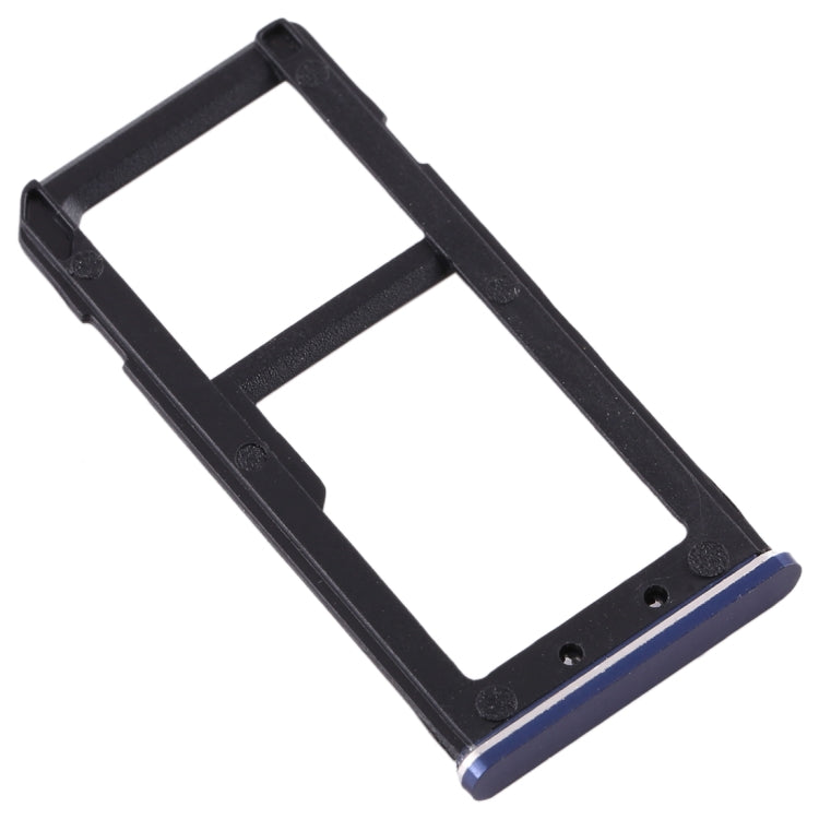 SIM Card Tray + SIM Card Tray / Micro SD Card Tray for Nokia 6 TA-1000 TA-1003 TA-1021 TA-1025 TA-1033 TA-1039 (Blue) - Card Tray by PMc TechLife | Online Shopping South Africa | PMc TechLife | Buy Now Pay Later Mobicred