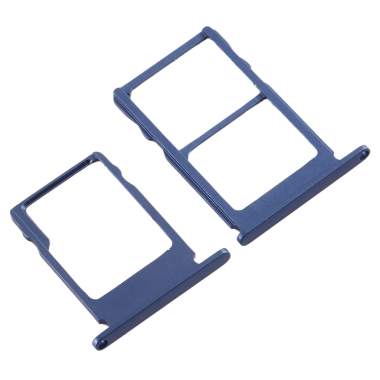 SIM Card Tray + SIM Card Tray + Micro SD Card Tray for Nokia 5 / N5 TA-1024 TA-1027 TA-1044 TA-1053 (Blue) - Card Tray by PMC TechLife | Online Shopping South Africa | PMC TechLife | Buy Now Pay Later Mobicred