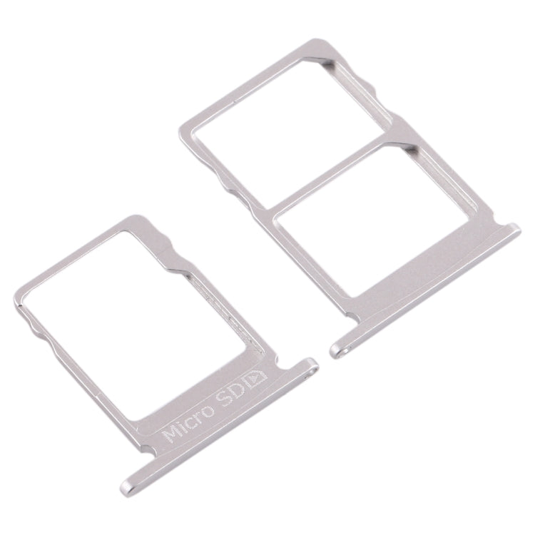 SIM Card Tray + SIM Card Tray + Micro SD Card Tray for Nokia 5 / N5 TA-1024 TA-1027 TA-1044 TA-1053 (White) - Card Tray by PMc TechLife | Online Shopping South Africa | PMc TechLife | Buy Now Pay Later Mobicred