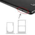 SIM Card Tray + SIM Card Tray + Micro SD Card Tray for Nokia 3.1 TA-1049 TA-1057 TA-1063 TA-1070 (White) - Card Tray by PMc TechLife | Online Shopping South Africa | PMc TechLife | Buy Now Pay Later Mobicred