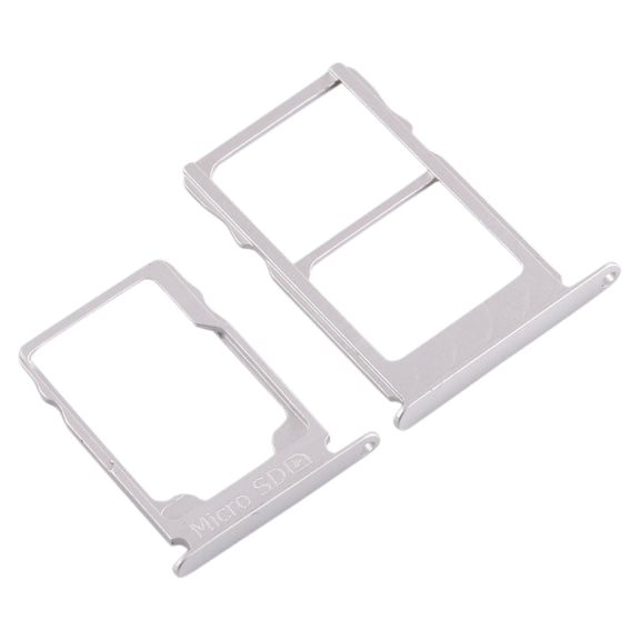 SIM Card Tray + SIM Card Tray + Micro SD Card Tray for Nokia 3.1 TA-1049 TA-1057 TA-1063 TA-1070 (White)