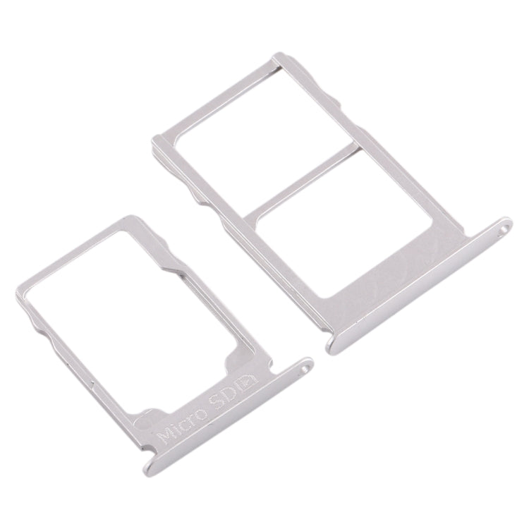 SIM Card Tray + SIM Card Tray + Micro SD Card Tray for Nokia 3.1 TA-1049 TA-1057 TA-1063 TA-1070 (White)