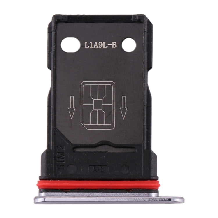 For OnePlus 7T SIM Card Tray + SIM Card Tray (Silver) - Card Tray by PMC TechLife | Online Shopping South Africa | PMC TechLife