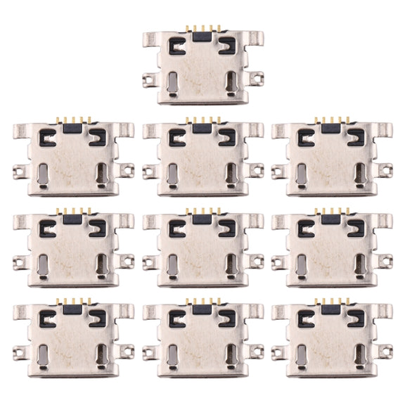 10 PCS Charging Port Connector for Xiaomi Redmi Note 6 / Redmi Note 6 Pro