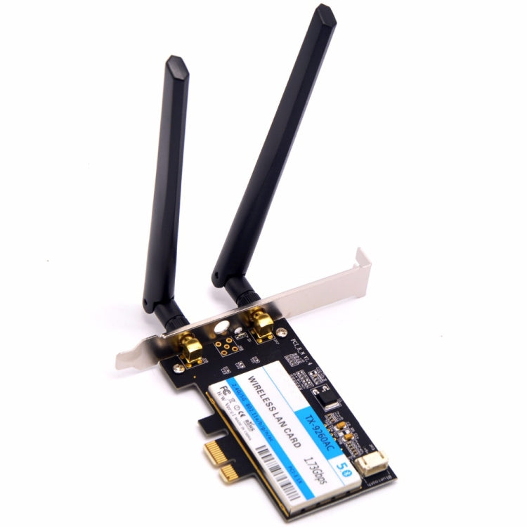 TX-9260AC Wireless-AC Dual Band 802.11ac 1730Mbps Desktop PCI-e WiFi Adapter + Bluetooth 5.0 WLAN Network Card for Intel 9260ac - Add-on Cards by PMC Jewellery | Online Shopping South Africa | PMC Jewellery | Buy Now Pay Later Mobicred
