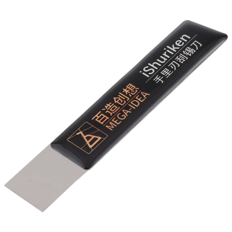 Qianli iShuriken T0.2mm Solder Paster Scraping Tin Knife Wear-resistant Flat Mouth - free shipping - PMC TechLife - Order now!