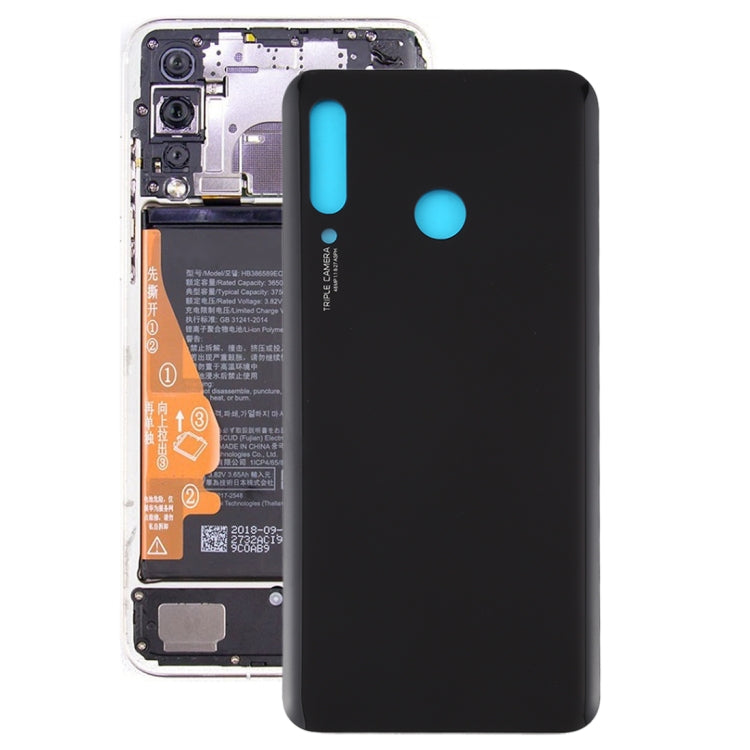 Battery Back Cover for Huawei Nova 4e(Black) - free shipping - PMC TechLife - Order now!