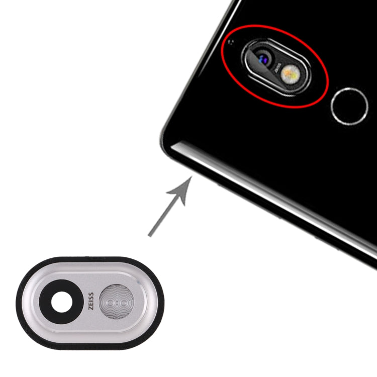 Camera Lens Cover for Nokia 7(White) - Camera by PMC TechLife | Online Shopping South Africa | PMC TechLife | Buy Now Pay Later Mobicred