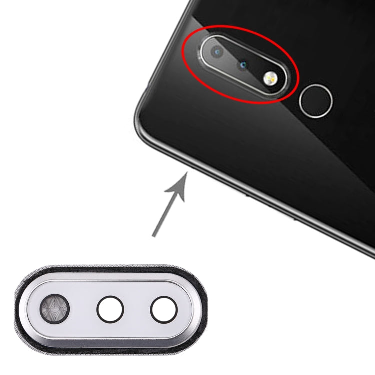 Camera Lens Cover for Nokia X6(White) - Camera by PMC TechLife | Online Shopping South Africa | PMC TechLife | Buy Now Pay Later Mobicred