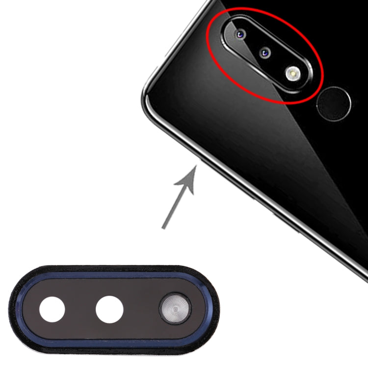 Camera Lens Cover for Nokia X5(Blue) - Camera by PMC TechLife | Online Shopping South Africa | PMC TechLife | Buy Now Pay Later Mobicred