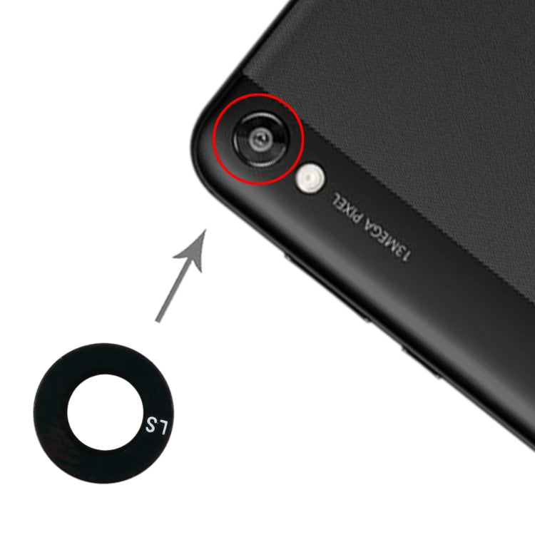 For Huawei Honor 8S / Play 3e 10pcs Original Back Camera Lens