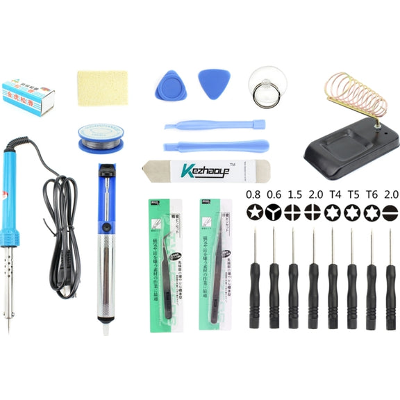 JIAFA JF-8120 22 in 1 Soldering Iron Tool Set,Voltage: 220V,Rated Power:60W