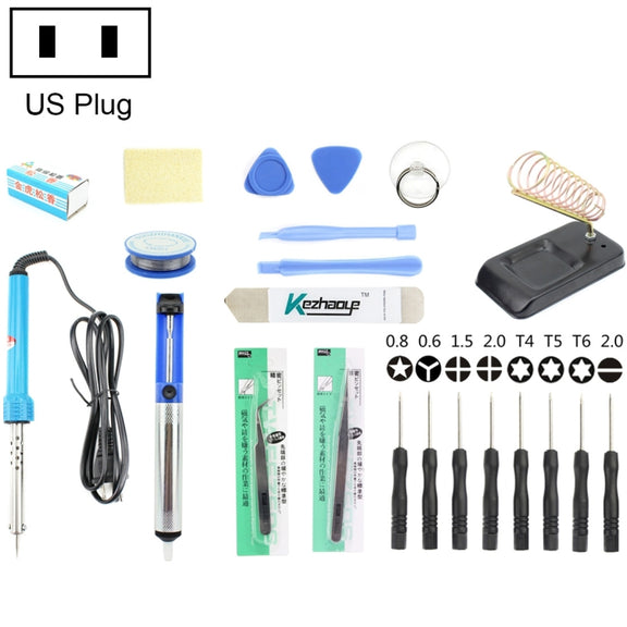 JIAFA JF-8120 22 in 1 Soldering Iron Tool Set,Voltage: 110V,Rated Power:60W
