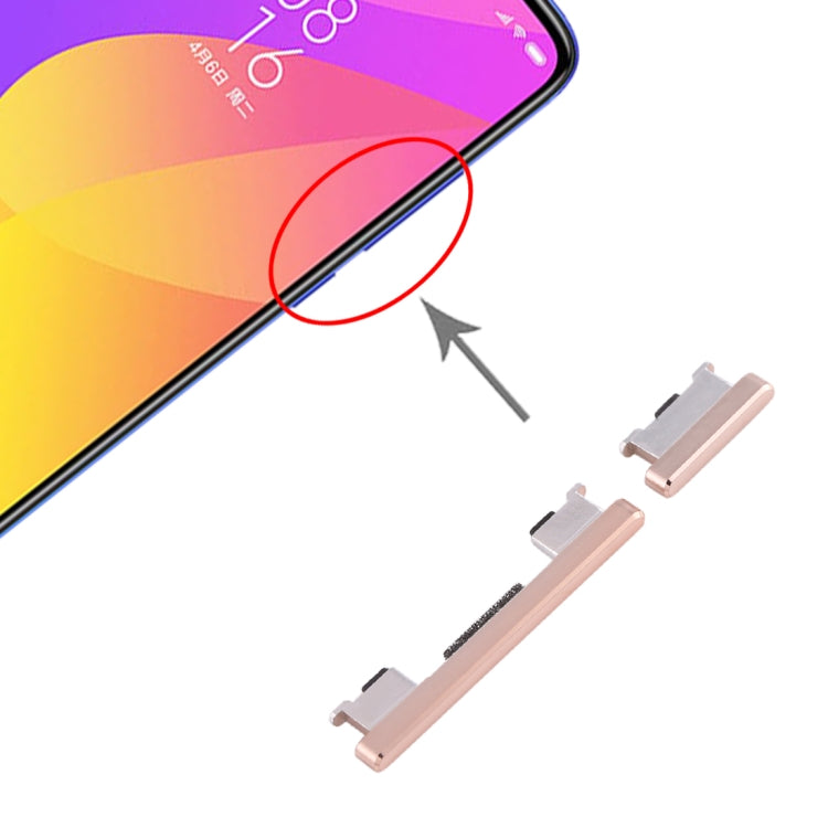 Side Keys for Xiaomi Mi CC9(Gold)