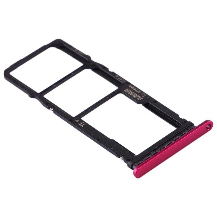 SIM Card Tray + SIM Card Tray + Micro SD Card Tray for Huawei P40 Lite E / Enjoy 10(Red) - Card Socket by PMc TechLife | Online Shopping South Africa | PMc TechLife | Buy Now Pay Later Mobicred