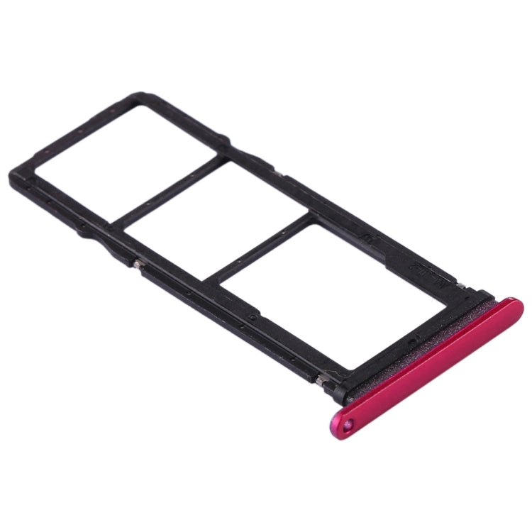 SIM Card Tray + SIM Card Tray + Micro SD Card Tray for Huawei P40 Lite E / Enjoy 10(Red) - Card Socket by PMc TechLife | Online Shopping South Africa | PMc TechLife | Buy Now Pay Later Mobicred