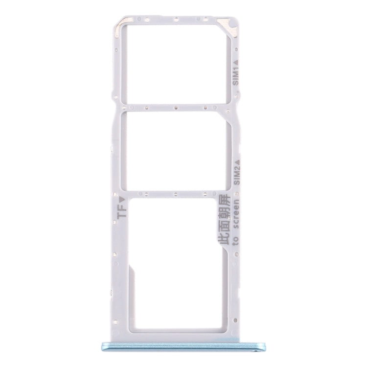 SIM Card Tray + SIM Card Tray + Micro SD Card Tray for Huawei Enjoy 10e / Honor Play 9A (Blue) - Card Socket by PMc TechLife | Online Shopping South Africa | PMc TechLife | Buy Now Pay Later Mobicred