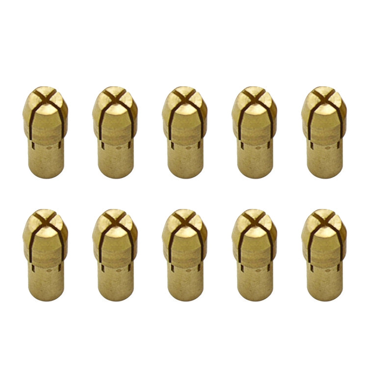 10 PCS Three-claw Copper Clamp Nut for Electric Mill Fittings���Bore diameter: 0.5mm - Hex Key & Spanner by PMC TechLife | Online Shopping South Africa | PMC TechLife | Buy Now Pay Later Mobicred