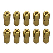 10 PCS Three-claw Copper Clamp Nut for Electric Mill Fittings���Bore diameter: 1.0mm