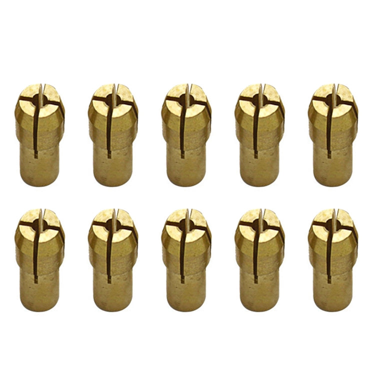 10 PCS Three-claw Copper Clamp Nut for Electric Mill Fittings���Bore diameter: 1.6mm - Hex Key & Spanner by PMC TechLife | Online Shopping South Africa | PMC TechLife | Buy Now Pay Later Mobicred
