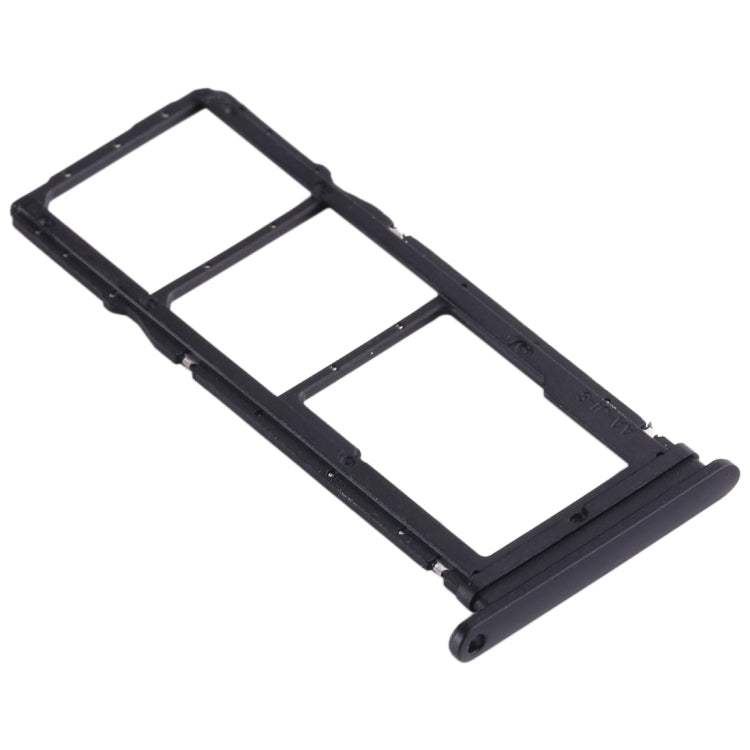 SIM Card Tray + SIM Card Tray + Micro SD Card Tray for Huawei Enjoy 10 / Honor Play 3 (Black)