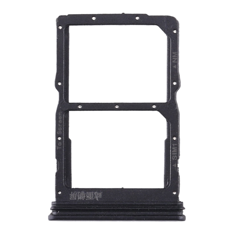 SIM Card Tray + NM Card Tray for Huawei Honor 30S / Nova 7 SE (Black) - Card Socket by PMc TechLife | Online Shopping South Africa | PMc TechLife | Buy Now Pay Later Mobicred